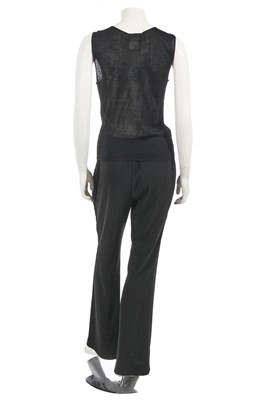 Lot 217 - A Chanel by Karl Lagerfeld black ensemble, 2000