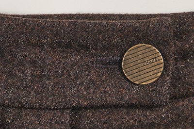 Lot 223 - A Chanel by Karl Lagerfeld brown wool ensemble, 1999-2000