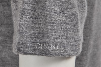 Lot 224 - A Chanel by Karl Lagerfeld grey and navy wool ensemble, 1999-2000