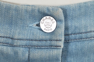 Lot 210 - A pair of Chanel by Karl Lagerfeld denim culotte shorts, Spring-Summer 2007