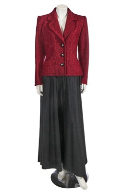 Lot 550 - An Yves Saint Laurent wool ensemble, early 1990s