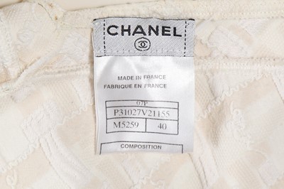 Lot 209 - A Chanel by Karl Lagerfeld cream swimsuit, Spring-Summer 2007