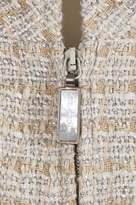 Lot 213 - A Chanel by Karl Lagerfeld cotton-blend tweed waistcoat, Spring-Summer 2001