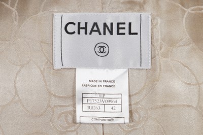 Lot 213 - A Chanel by Karl Lagerfeld cotton-blend tweed waistcoat, Spring-Summer 2001