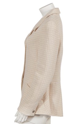 Lot 219 - A Chanel by Karl Lagerfeld cream wool-blend jacket, Cruise 2000