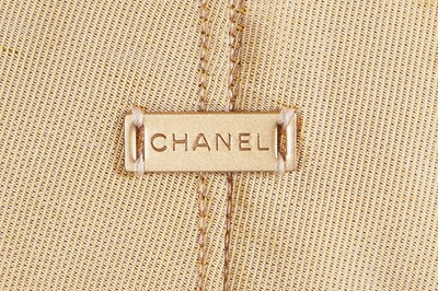 Lot 215 - A Chanel by Karl Lagerfeld beige silk ensemble, Autumn-Winter 2000
