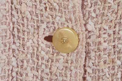 Lot 228 - A Chanel by Karl Lagerfeld pink tweed waistcoat, Spring-Summer 1999