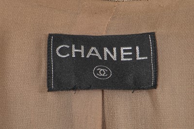 Lot 227 - A Chanel by Karl Lagerfeld buff viscose blend ensemble, Spring-Summer 1999