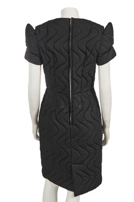 Lot 405 - A Comme des Garçons black quilted dress, 'Inside Decoration' collection, Autumn-Winter 2010-11