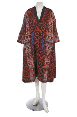 Lot 684 - A Bill Gibb knitted poncho, 'Byzantine' collection, Autumn-Winter 1976-77