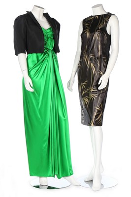 Lot 271 - A group of evening wear, some designer, 1990s...