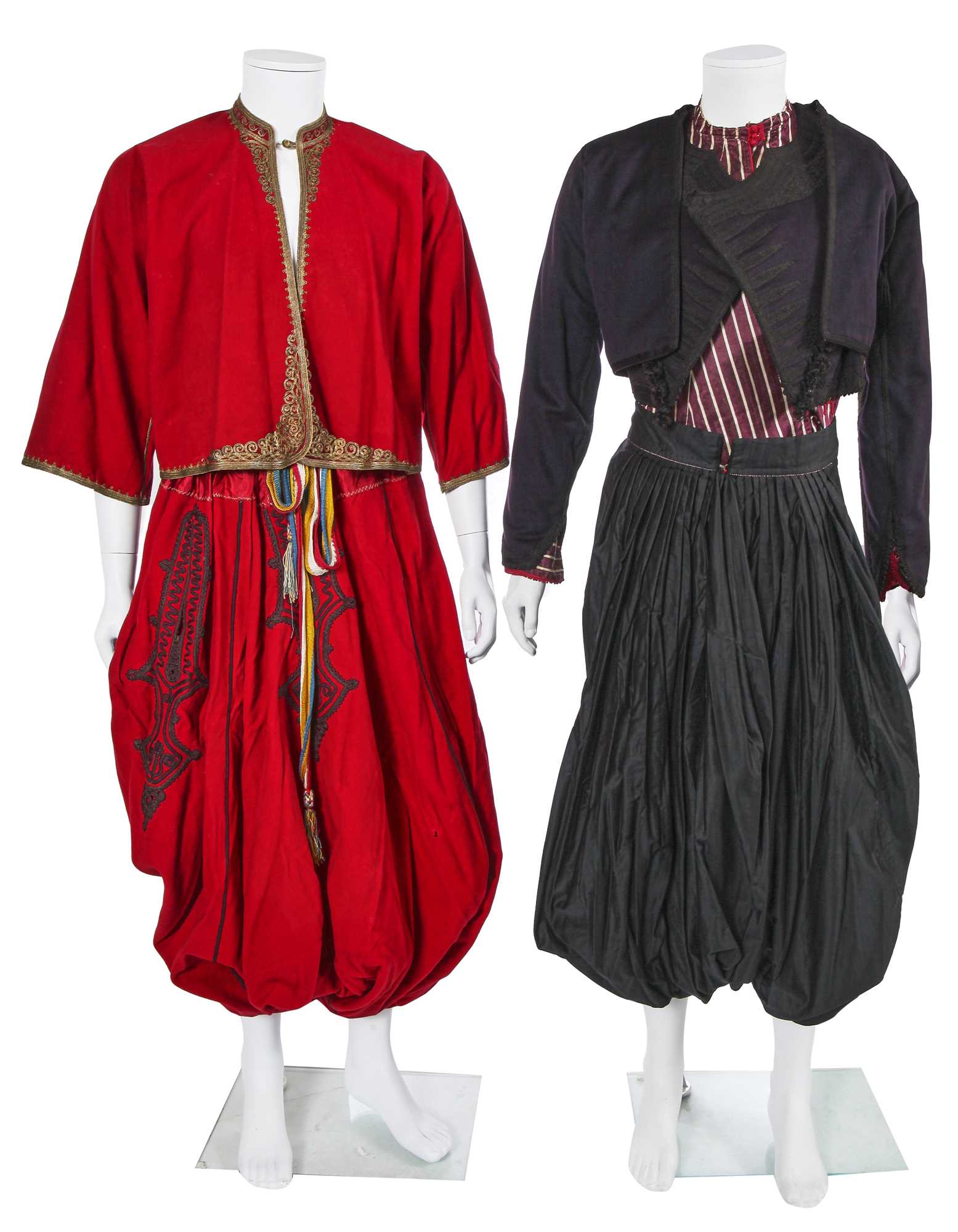 Lot 164 - A group of men's Albanian Ottoman garments, early 20th century