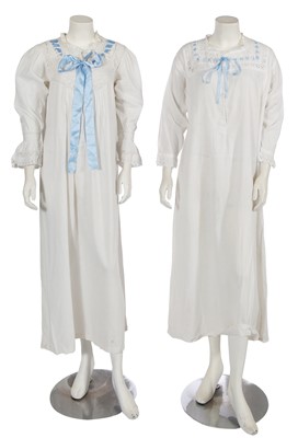 Lot 801 - A group of white cotton nightdresses, Victorian and Edwardian