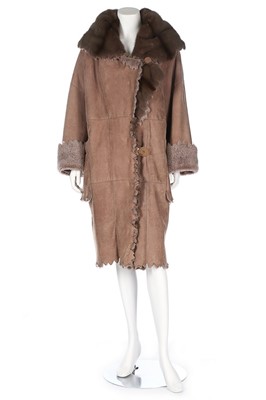 Lot 285 - A Fendi sheepskin coat, probably 1990s,...