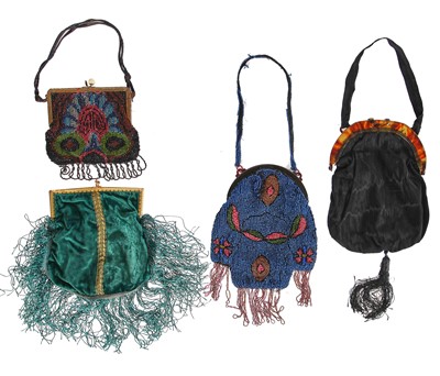 Lot 765 - A group of beaded evening bags, mainly 1920s