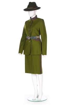 Lot 287 - A group of Loden wear, comprising a green wool...