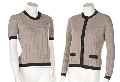 Lot 316 - Chanel cashmere knitwear, 1990s, labelled and...