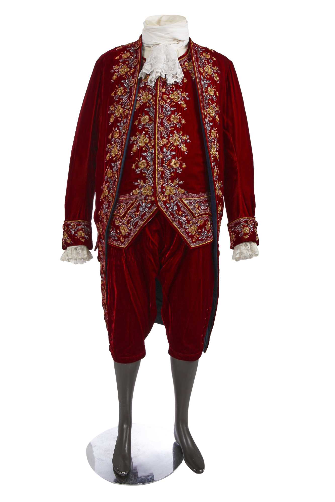 Lot 6 - Randy Quaid's 1780s style court suit as King Carlos IV in the film 'Goya's Ghosts' 2006