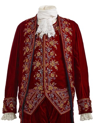 Lot 6 - Randy Quaid's 1780s style court suit as King Carlos IV in the film 'Goya's Ghosts' 2006