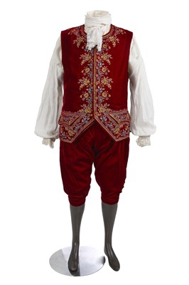 Lot 6 - Randy Quaid's 1780s style court suit as King Carlos IV in the film 'Goya's Ghosts' 2006