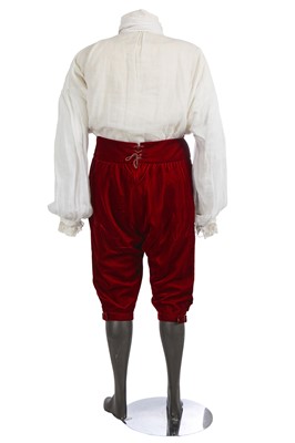 Lot 6 - Randy Quaid's 1780s style court suit as King Carlos IV in the film 'Goya's Ghosts' 2006