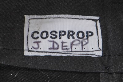 Lot 7 - Johnny Depp's costume as Ichabod Crane in the film 'Sleepy Hollow', 1999