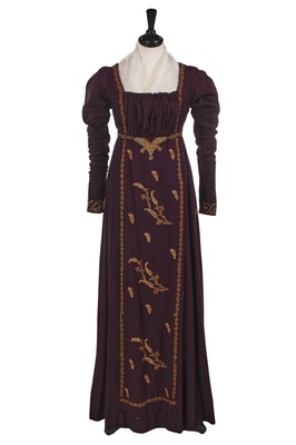 Lot 10 - Anne Hathaway's costume as Jane Austen in the film 'Becoming Jane', 2007