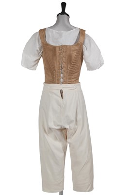 Lot 12 - Suranne Jones' lingerie costume as Anne Lister in the 'Gentleman Jack ' TV series 2019 and 2022