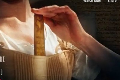 Lot 12 - Suranne Jones' lingerie costume as Anne Lister in the 'Gentleman Jack ' TV series 2019 and 2022