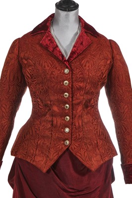 Lot 32 - Helena Bonham Carter's costume as Eudoria Holmes in the 2022 film 'Enola Holmes 2'