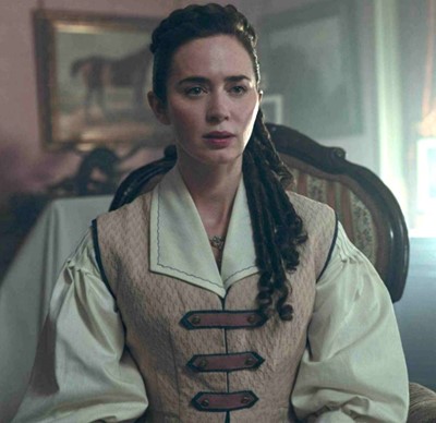 Lot 31 - Emily Blunt's costume as Cornelia Locke in theTV mini-series 'The English', 2022