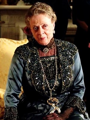 Lot 43 - Dame Maggie Smith's costume as Violet Crawley in the TV series 'Downton Abbey', 2012
