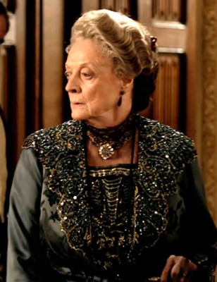 Lot 43 - Dame Maggie Smith's costume as Violet Crawley in the TV series 'Downton Abbey', 2012