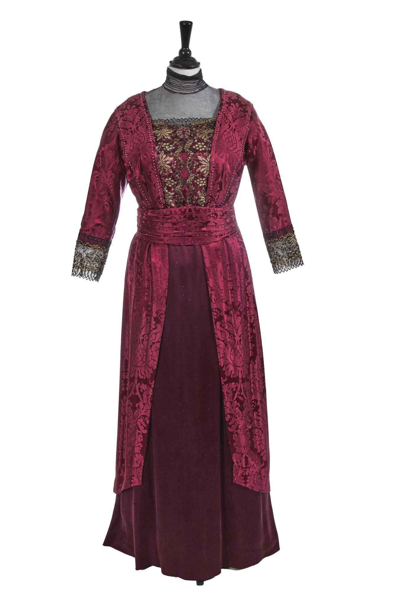 Lot 44 - Dame Maggie Smith's costume as Violet Crawley in the TV series 'Downton Abbey', 2012