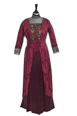 Lot 44 - Dame Maggie Smith's costume as Violet Crawley in the TV series 'Downton Abbey', 2012
