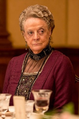 Lot 46 - Dame Maggie Smith's costume as Violet Crawley in the TV series 'Downton Abbey', 2013