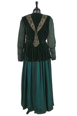 Lot 45 - Dame Maggie Smith's costume as Violet Crawley in the TV series 'Downton Abbey', 2012
