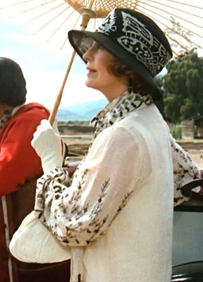 Lot 49 - Ava Gardner's costume as Mabel Dodge Luhan in the film 'Priest of Love', 1981