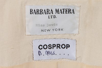 Lot 50 - Bette Davis' costume as Marie Van Schuyler in the 1978 film 'Death on the Nile'