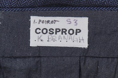 Lot 57 - Sir Kenneth Branagh's costume as Hercule Poirot in the film 'Murder on the Orient Express', 2017