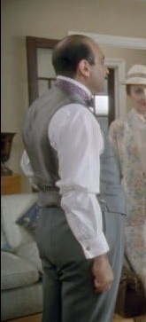 Lot 55 - Sir David Suchet's costume as Hercule Poirot in the TV series 'Agatha Christie's Poirot', 1989-2013