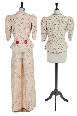Lot 54 - Dame Maggie Smith's costume as Daphne Castle in the film 'Evil Under the Sun', 1982
