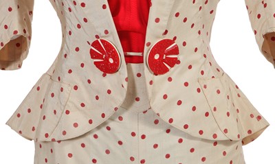 Lot 54 - Dame Maggie Smith's costume as Daphne Castle in the film 'Evil Under the Sun', 1982