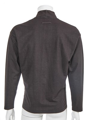 Lot 97 - A Jean Paul Gaultier men's studded black leather jacket, ‘Les Rock Stars’ collection, Autumn-Winter 1987-88