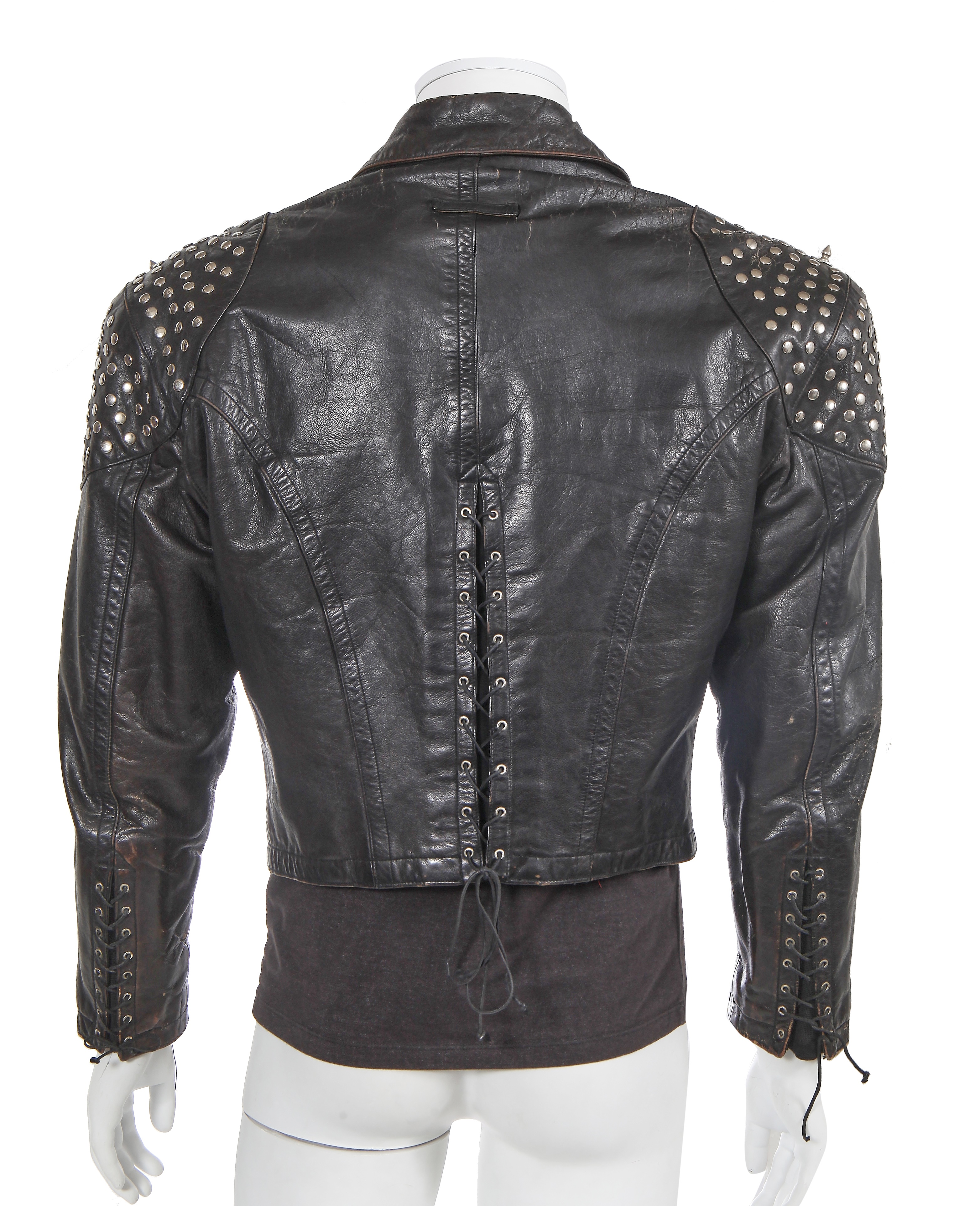 小物 jean paul gaultier studs leather Lot 97 - A Jean Paul Gaultier men's studded black