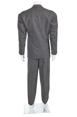 Lot 94 - A Jean Paul Gaultier men's grey wool suit, ‘French Gigolo/Constructiviste’ collection, Autumn-Winter 1986-87