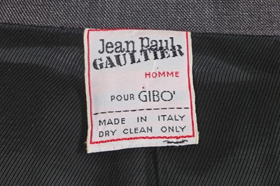 Lot 94 - A Jean Paul Gaultier men's grey wool suit, ‘French Gigolo/Constructiviste’ collection, Autumn-Winter 1986-87