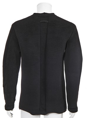 Lot 93 - A Jean Paul Gaultier men's black ribbed wool sweater, ‘French Gigolo/Constructiviste’ collection, Autumn-Winter 1986-87