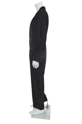 Lot 98 - A Jean Paul Gaultier men's black wool gabardine jumpsuit, ‘Les Rock Stars’ collection, Autumn-Winter 1987-88