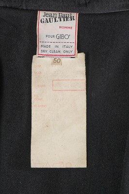 Lot 98 - A Jean Paul Gaultier men's black wool gabardine jumpsuit, ‘Les Rock Stars’ collection, Autumn-Winter 1987-88